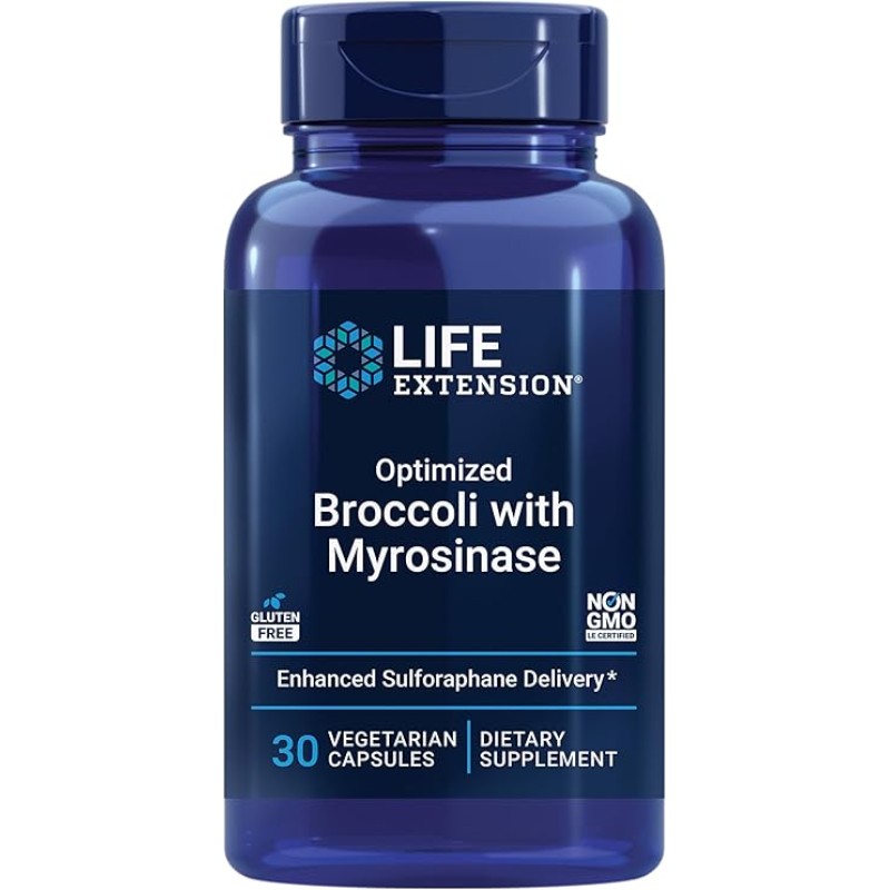 Life Extension Optimized Broccoli With Myrosinase Life Extension Optimized Broccoli With Myrosinase