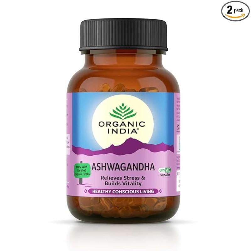 Organic India Ashwagandha 60 Capsules