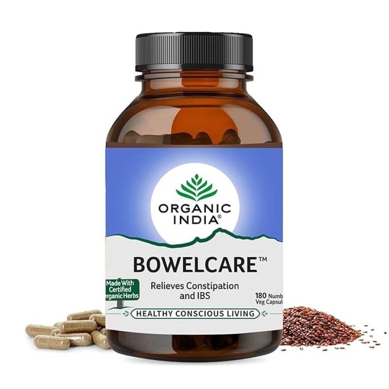 Organic India Bowelcare 60 Capsules 