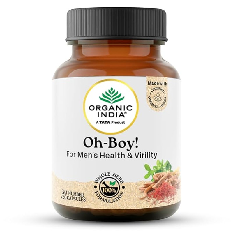 Organic India Oh-Boy 30 Capsules 