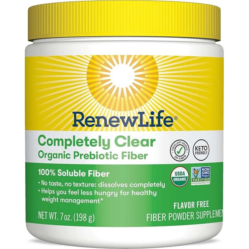Renew Life Completely Clear Organic Prebiotic Fiber (7oz) 198g