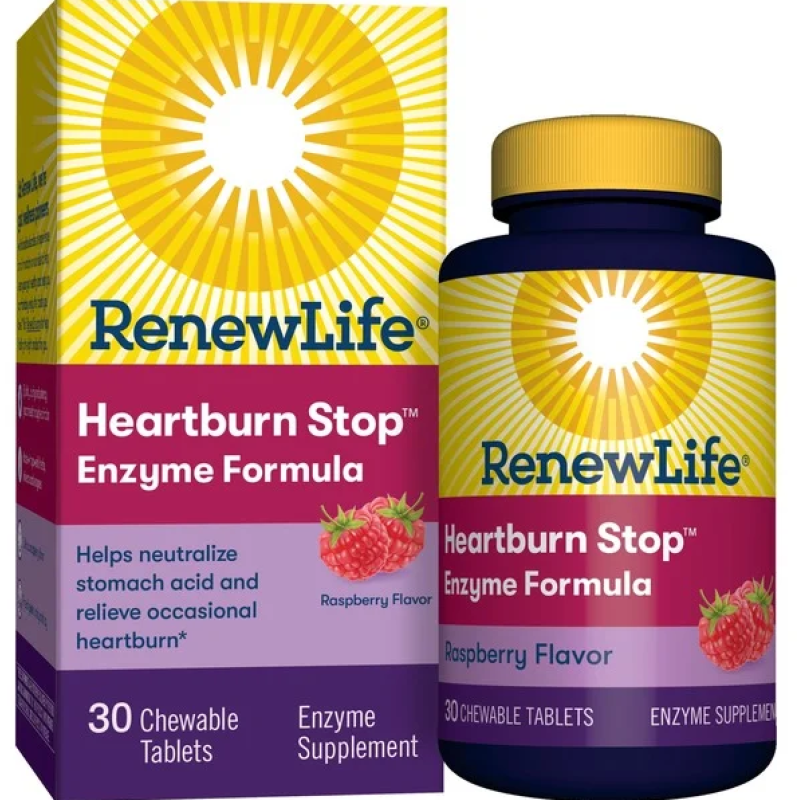 Renew Life Heartburn Stop 30 Tablets