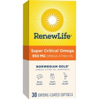 Renew Life Norwegian Gold Super Critical Omega 30 Softgels