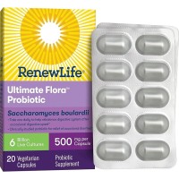 Renew Life Ultimate Flora Probiotic 6 Billion 500mg 20 Capsules