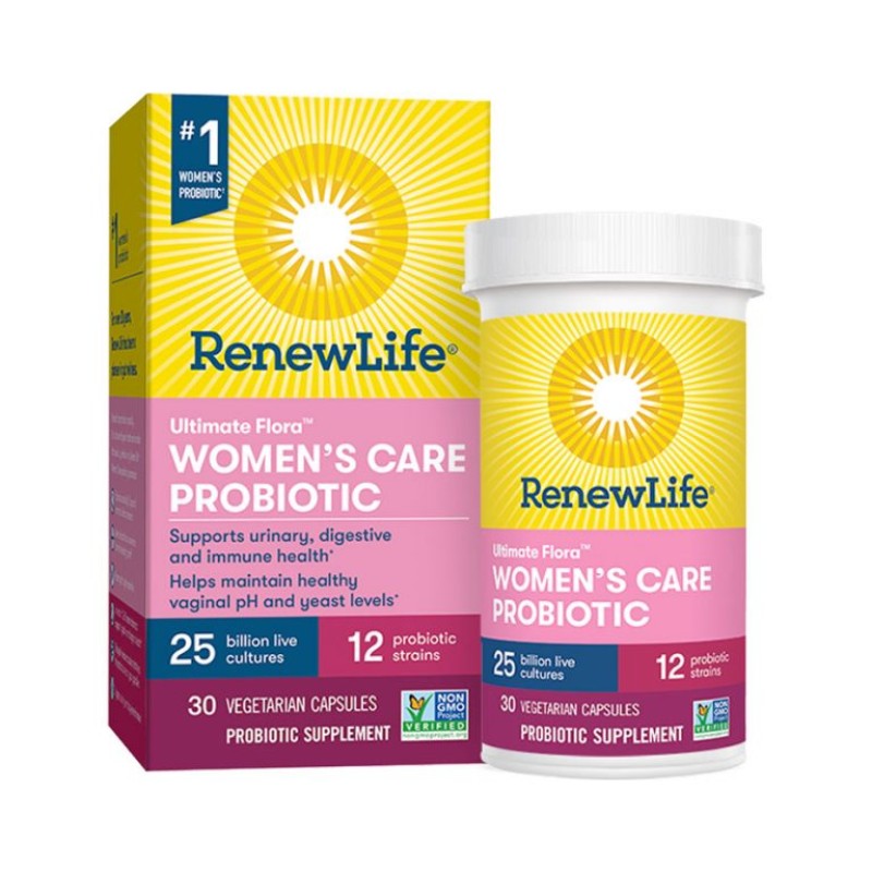 Renew Life Ultimate Flora Women’s Care Probiotic 25 Billion 50 Capsules