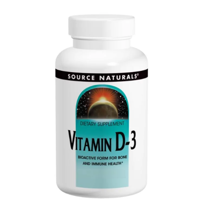 Source Naturals Vitamin D-3 5000 IU 60 Capsules