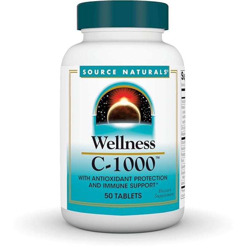 Source Naturals Wellness C-1000 50 Tablets