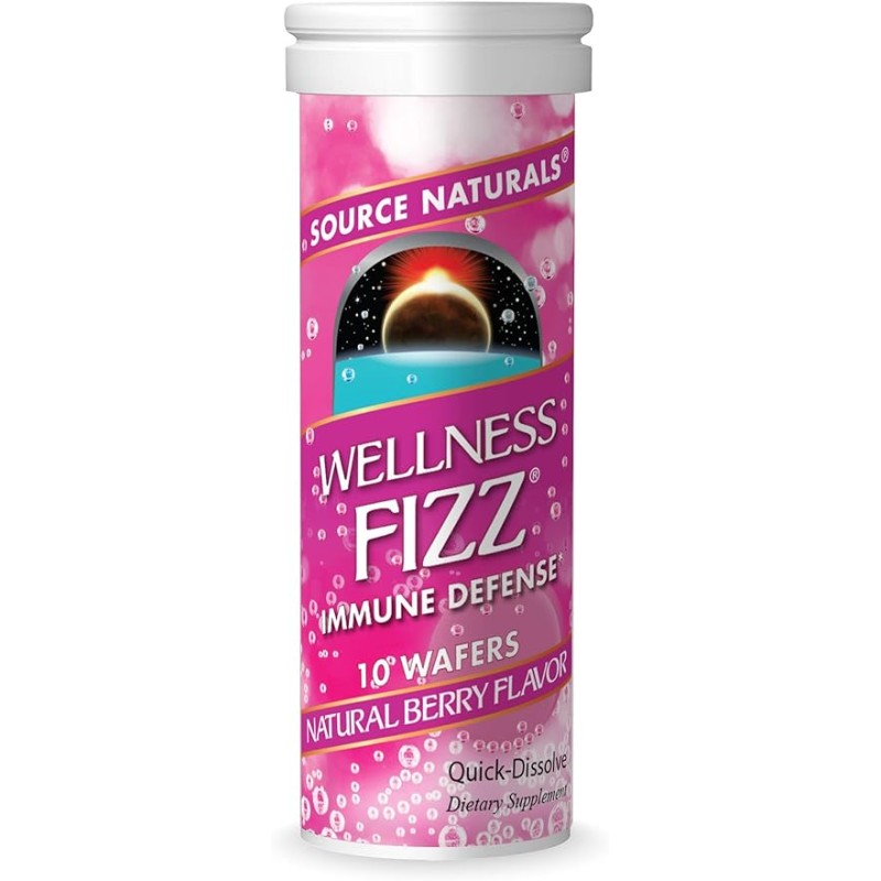 Source Naturals Wellness Fizz Berry 10 Wafers Source Naturals Wellness Fizz Berry 10 Wafers