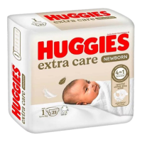Huggies Size 1 Newborn Extra Care Dry Comfort Diapers up to 5gs, 21's
