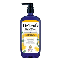 Dr Teal's Pure Epsom Salt Body Wash Prebiotic Lemon Balm 710ml
