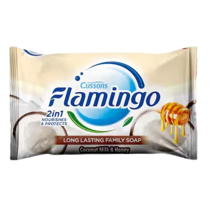Flamingo Coconut Milk & Honey Soap 90Gx3