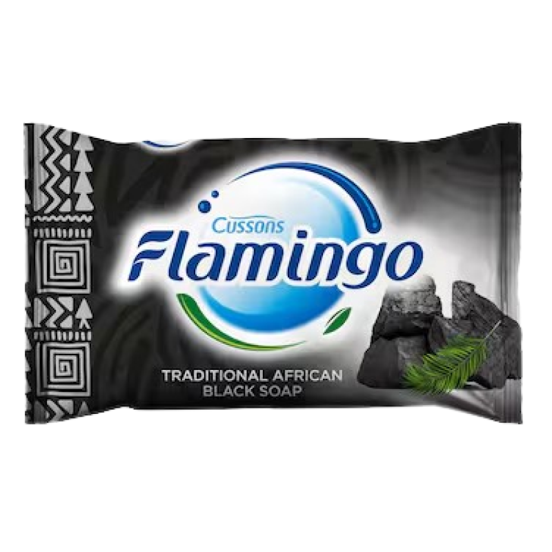 Flamingo African Black Soap 200g