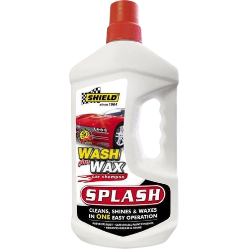 Shield Splash Car Shampoo Plus Wax 1litre