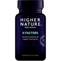 Higher Nature H Factors Homocysteine and Heart Nutrients 60 Capsules