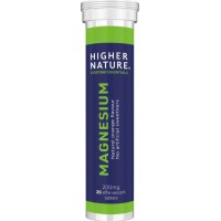 Higher Nature Magnesium Effervescent 200mg 20 Tablets