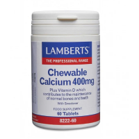 Lamberts Chewable Calcium 400mg 60 Tablets