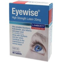 Lamberts Eyewise New High Strength Lutein 20mg 60 Tablets Lamberts Eyewise New High Strength Lutein 20mg 60 Tablets