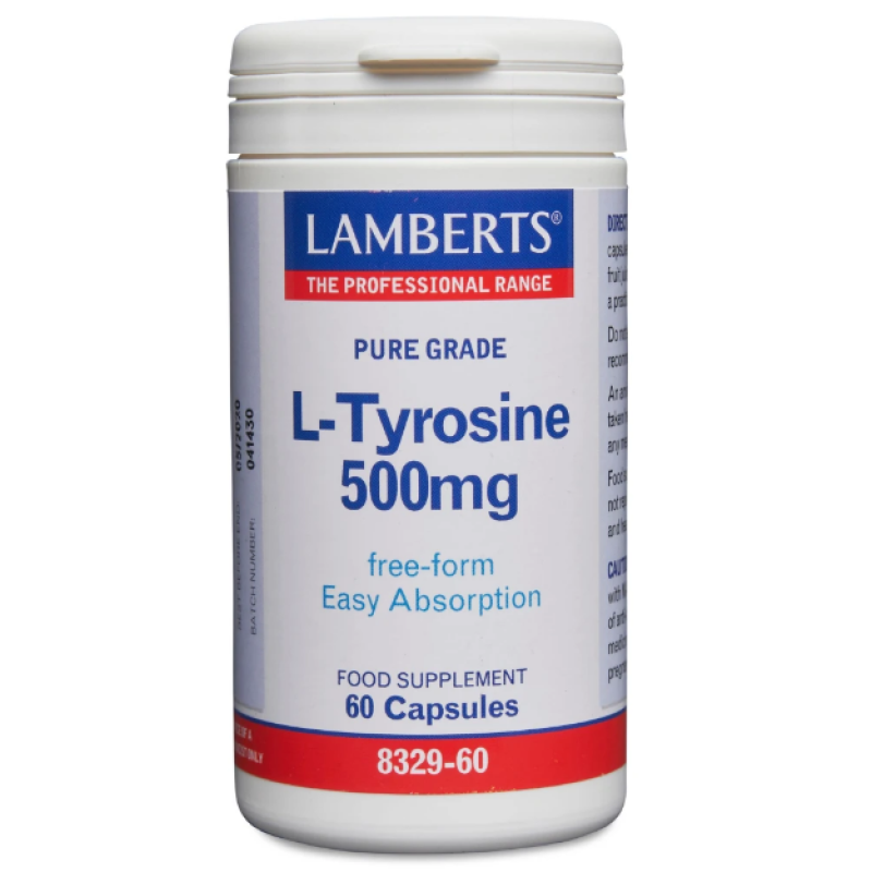 Lamberts L-Tyrosine 500mg 60 Capsules