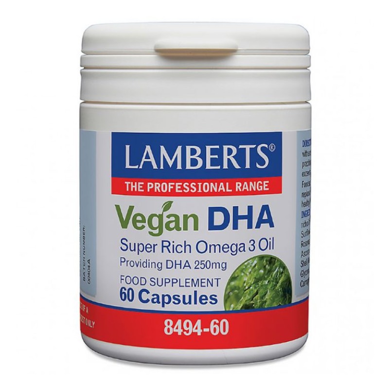 Lamberts Vegan DHA 250mg 60 Capsules