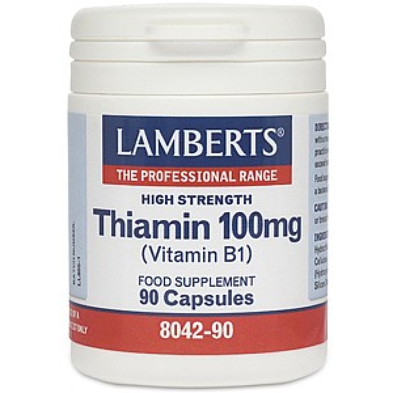 Lamberts Vitamin B1 Thiamin 100mg 90 Capsules