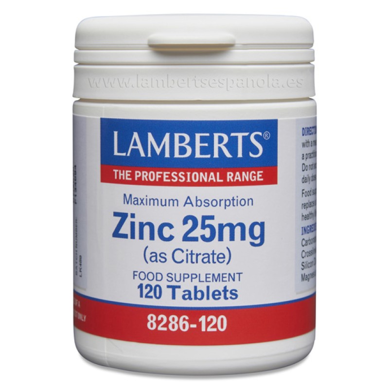 Lamberts Zinc 25mg 120 Tablets