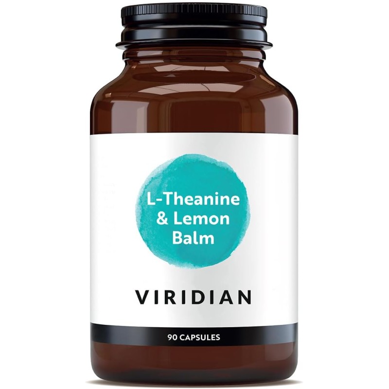 Viridian L-Theanine and Lemon Balm 300mg 30 Veg Capsules