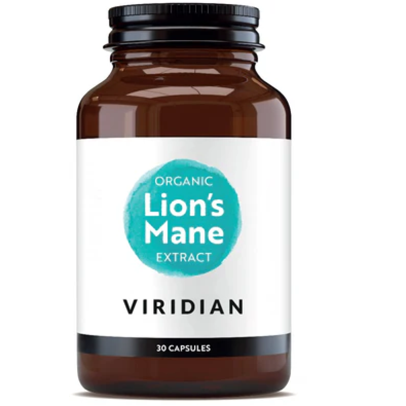 Viridian Lion's Mane Extract 400mg 30 Capsules
