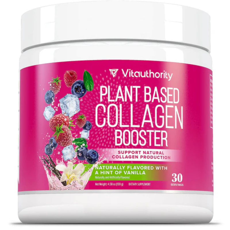 Vitauthority Collagen Booster Natural P/Lemonade Vegan 30 Servings 162g