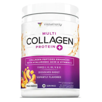Vitauthority Multi Collagen Protein + Peach Mango 30 Servings 285g