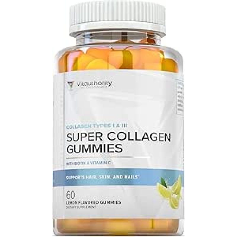 Vitauthority Super Collagen Lemon Flavor 60 Gummies