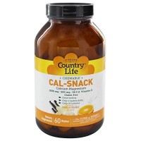 Country Life Cal-Snack Chew Vanilla Orange 60 Wafers