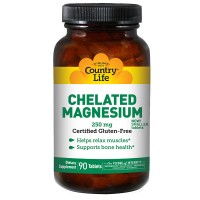 Country Life Chelated Magnesium Glycinate 90 Tablets
