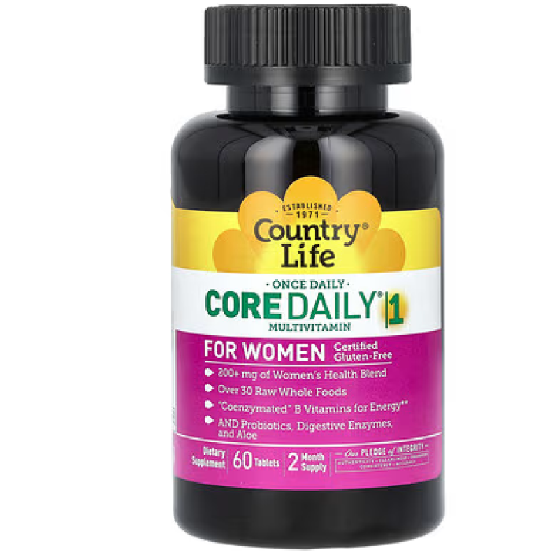 Country Life Core Daily 1 Multivitamin Women 60 Tablets