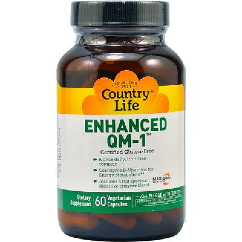 Country Life Enhanced Qm Multi Vegi 60 Capsules Country Life Enhanced Qm Multi Vegi 60 Capsules