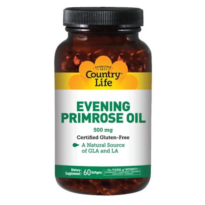 Country Life Evening Primrose Oil 60 Softgels Country Life Evening Primrose Oil 60 Softgels