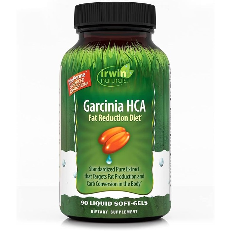 Irwin Naturals Garnicia HCA Fat Reduction Diet 90 Softgels