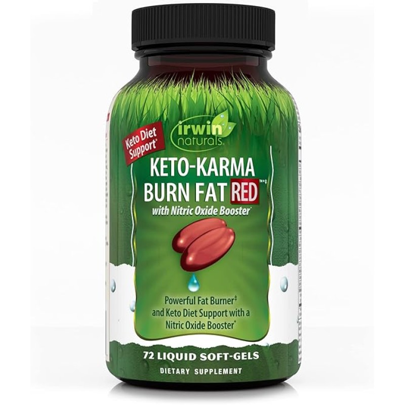 Irwin Naturals Keto-Karma Burn Fat Red 72 Softgels Irwin Naturals Keto-Karma Burn Fat Red 72 Softgels