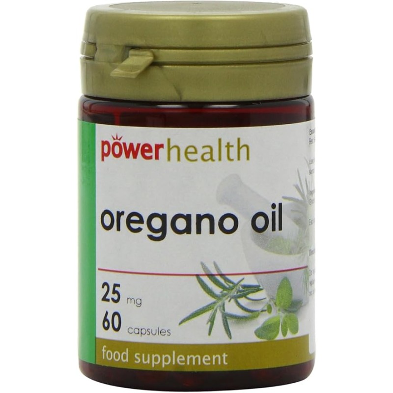 Powerhealth Oregano Oil 25mg 60 Capsules