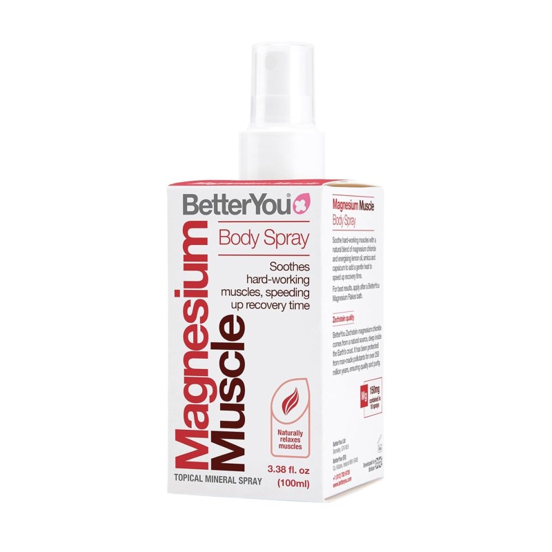 BetterYou Magnesium Muscle Body Spray 100ml