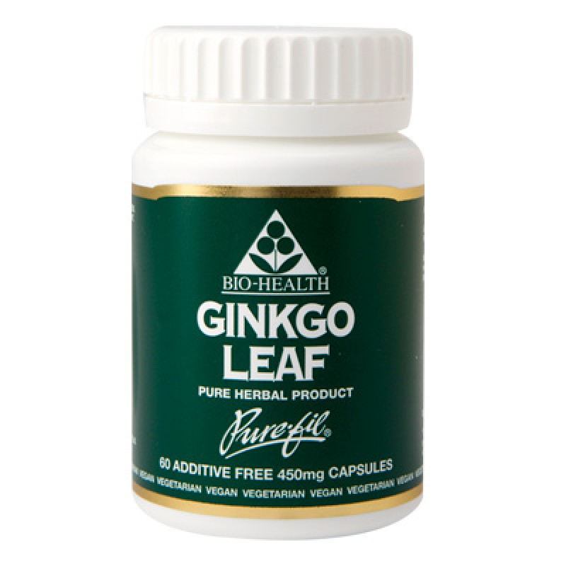 Bio-Health Ginkgo Leaf 450mg 60 Capsules