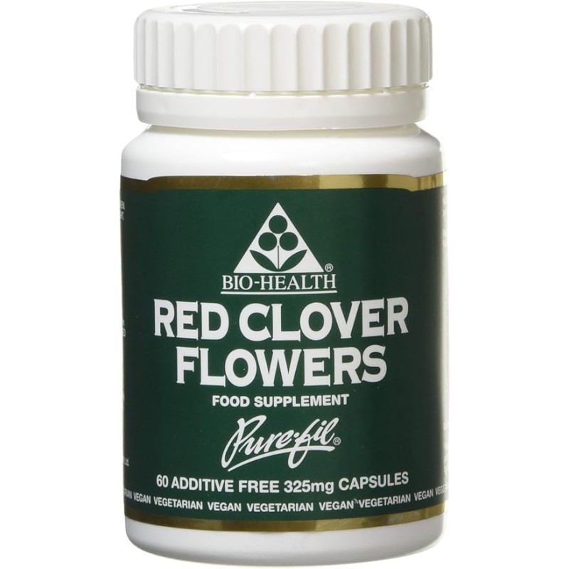 Bio-Health Red Clover Flowers 325mg 60 Capsules