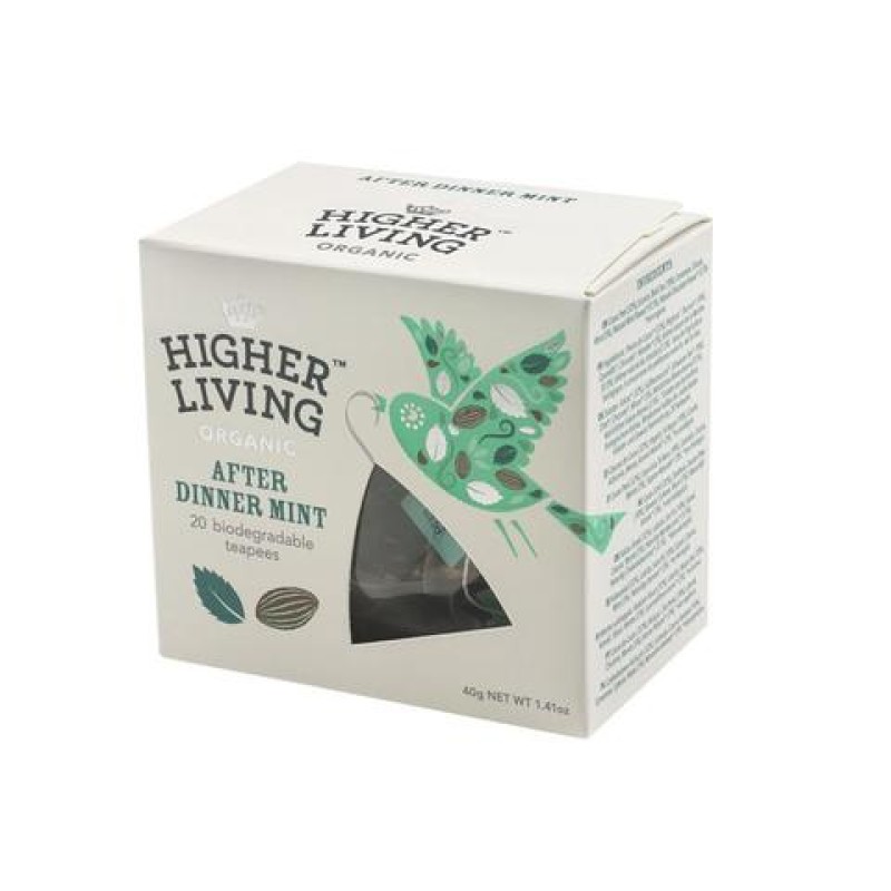 Higher Living Organic Fuso After Dinner Mint 20 Tea Bag