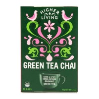 Higher Living Organic Green Tea Chai 20 Bags