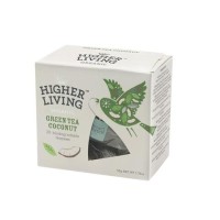 Higher Living Organic Green Tea Coconut 20 Bags