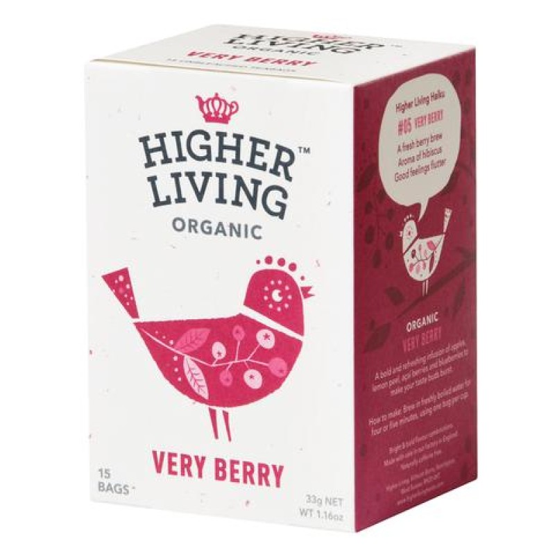 Higher Living Organic Very Berry 15 Teabags