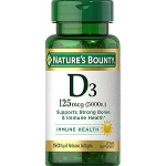 Nature's Bounty D3 125mcg - 5000iu Rapid Release 150 Softgels