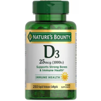 Nature's Bounty D3 25mcg - 1000iu Rapid Release 120 Softgels
