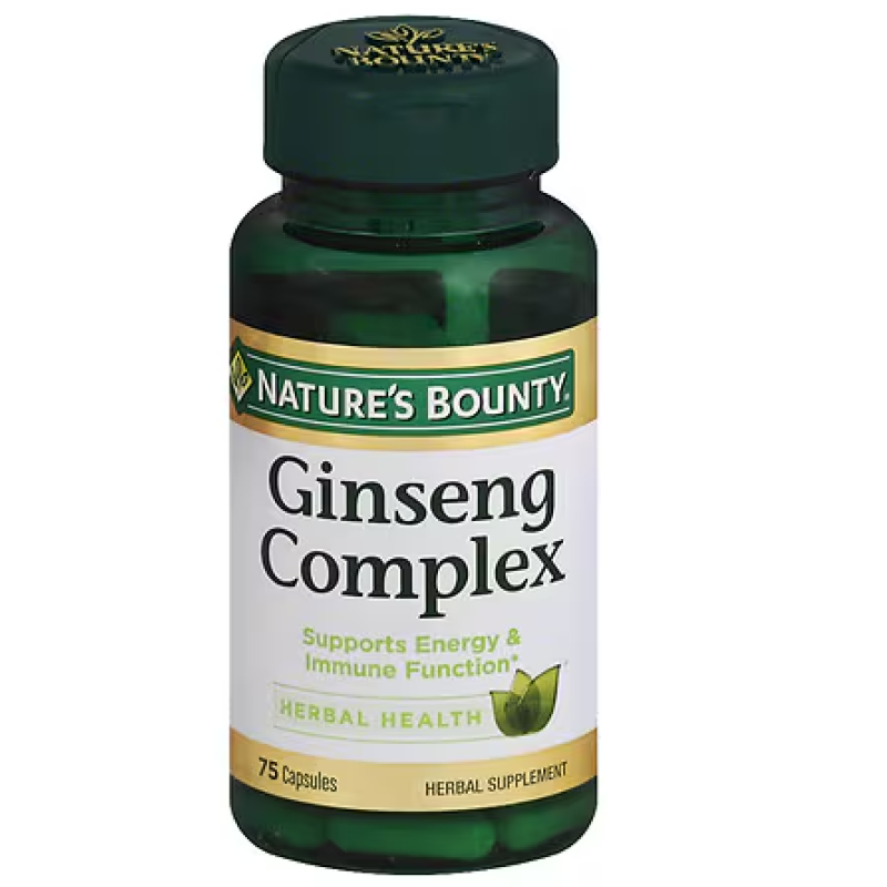 Nature's Bounty Ginseng Complex 75 Capsules