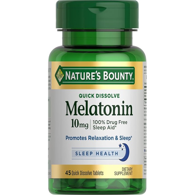 Nature's Bounty Melatonin 10mg 60 Capsules