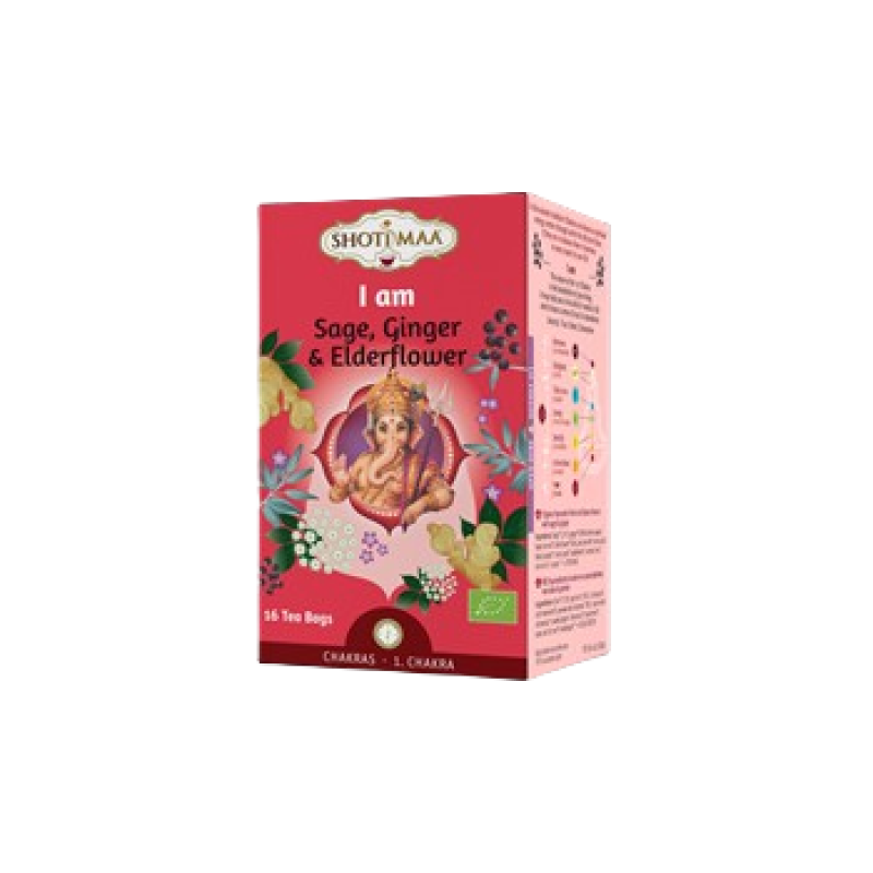 Shoti Maa I Am – Sage, Ginger and Elderflower Tea 16 Bags